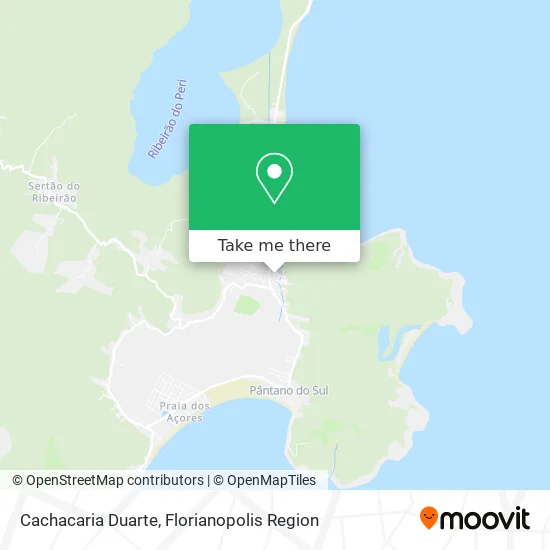 Cachacaria Duarte map