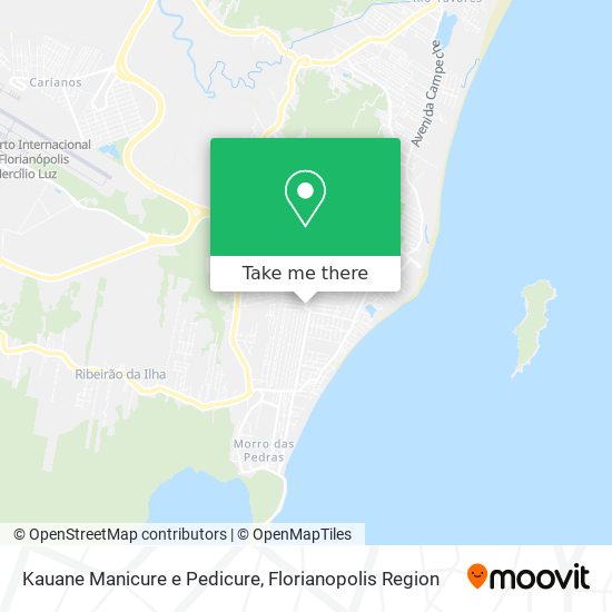 Kauane Manicure e Pedicure map