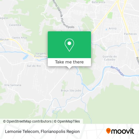 Mapa Lemonie Telecom