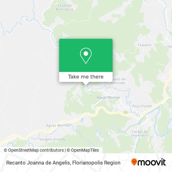 Recanto Joanna de Angelis map