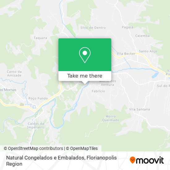 Natural Congelados e Embalados map