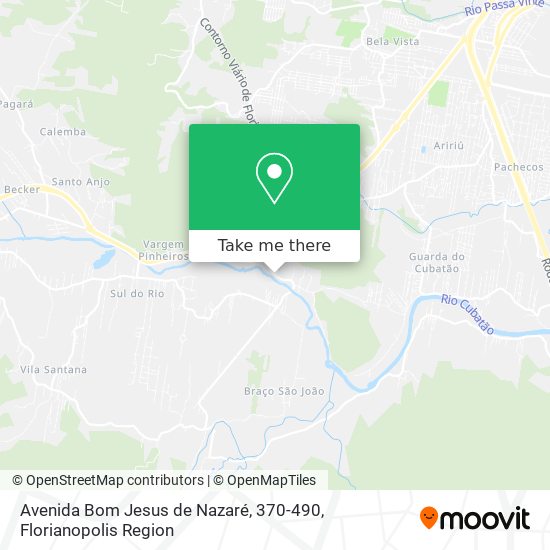 Avenida Bom Jesus de Nazaré, 370-490 map