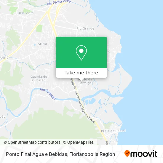 Ponto Final Agua e Bebidas map