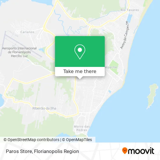 Paros Store map