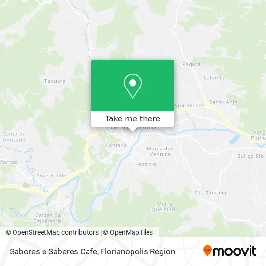 Sabores e Saberes Cafe map