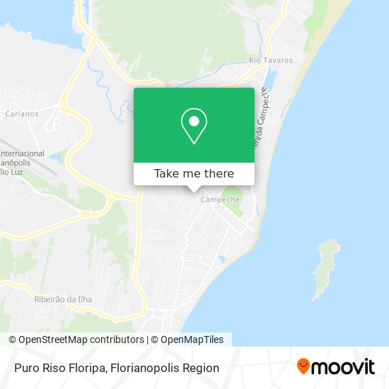 Puro Riso Floripa map