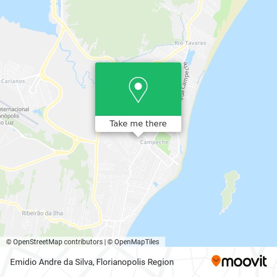 Mapa Emidio Andre da Silva