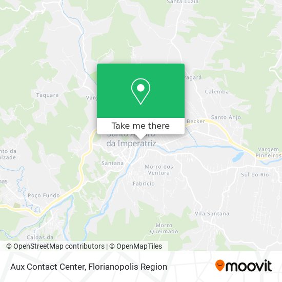 Aux Contact Center map