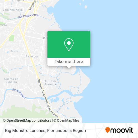 Big Monstro Lanches map