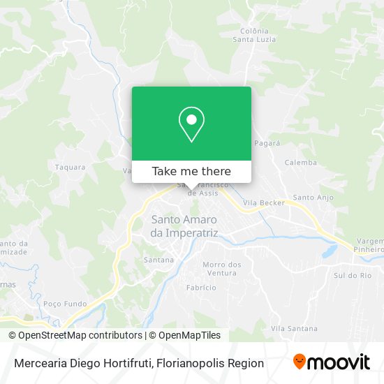 Mercearia Diego Hortifruti map