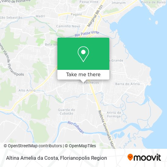 Altina Amelia da Costa map