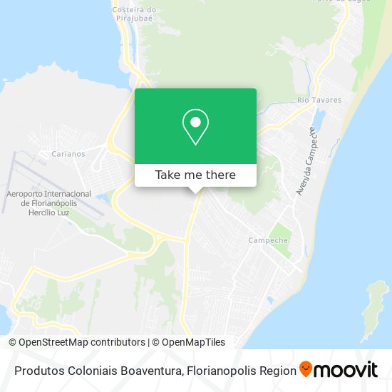 Produtos Coloniais Boaventura map