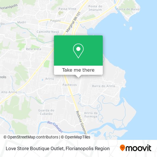Love Store Boutique Outlet map