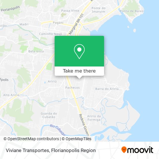 Viviane Transportes map