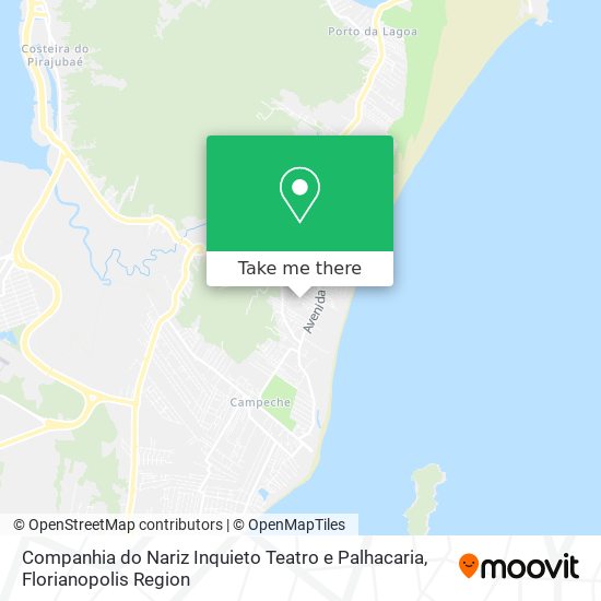 Companhia do Nariz Inquieto Teatro e Palhacaria map