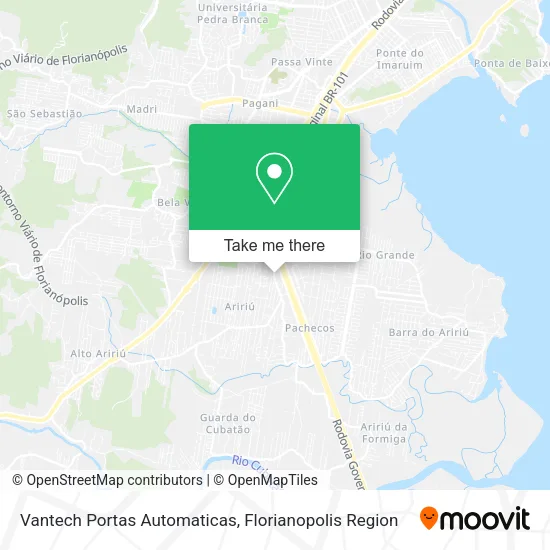 Vantech Portas Automaticas map