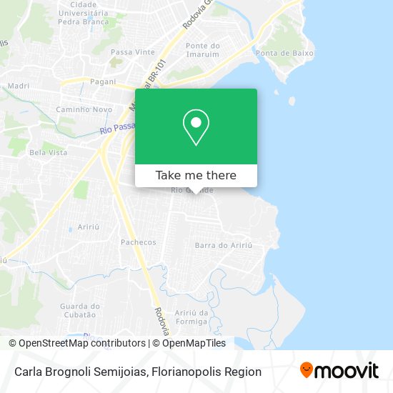 Carla Brognoli Semijoias map