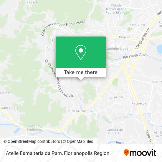 Atelie Esmalteria da Pam map