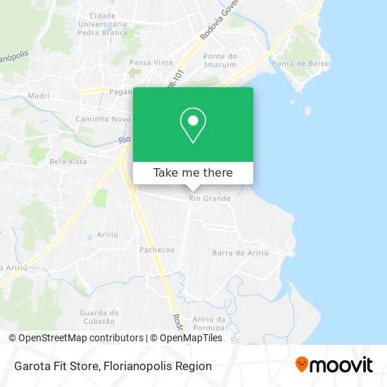 Garota Fit Store map