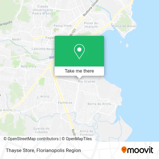 Thayse Store map