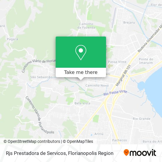Rjs Prestadora de Servicos map