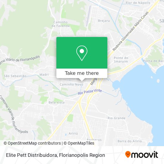 Elite Pett Distribuidora map