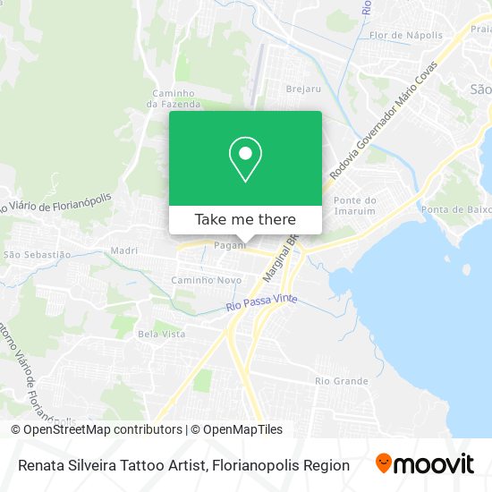 Renata Silveira Tattoo Artist map