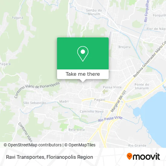 Ravi Transportes map