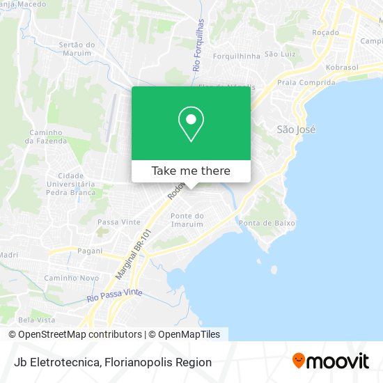 Jb Eletrotecnica map