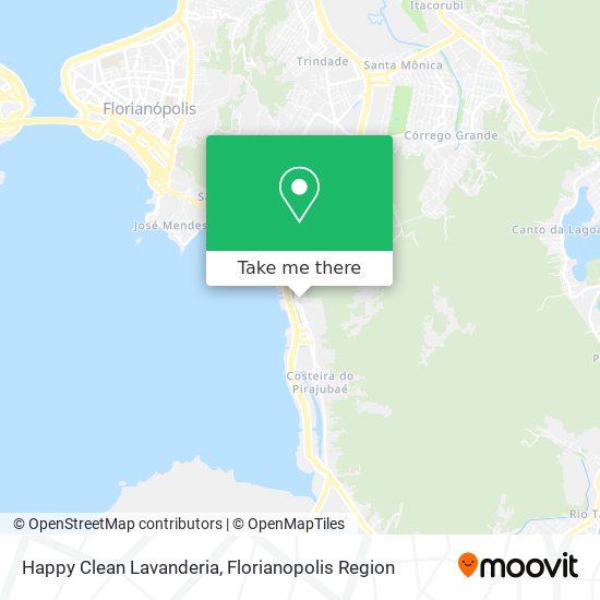 Mapa Happy Clean Lavanderia