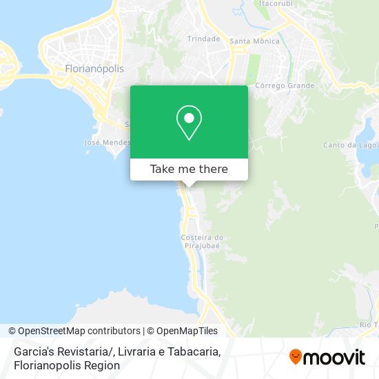 Mapa Garcia's Revistaria / , Livraria e Tabacaria