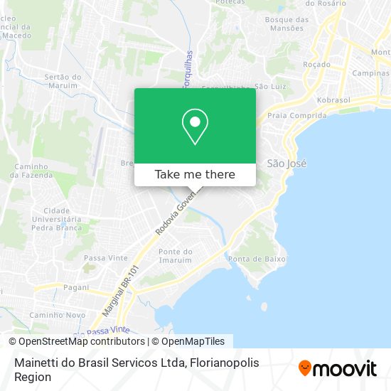 Mainetti do Brasil Servicos Ltda map