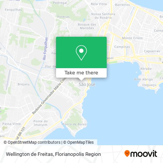 Wellington de Freitas map