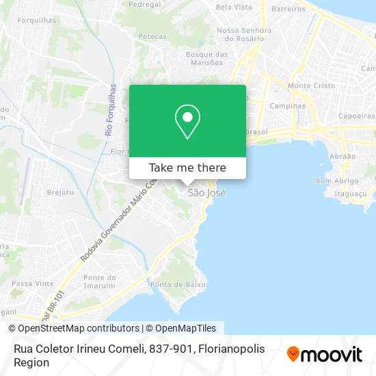 Rua Coletor Irineu Comeli, 837-901 map