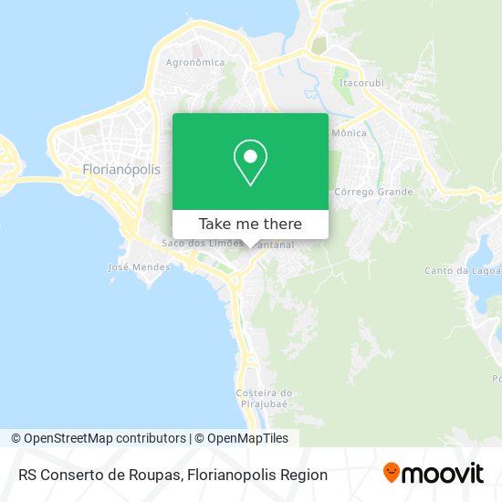 Mapa RS Conserto de Roupas