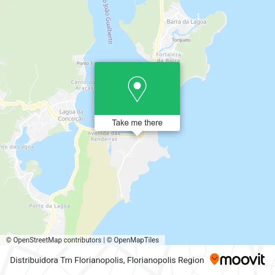 Distribuidora Tm Florianopolis map