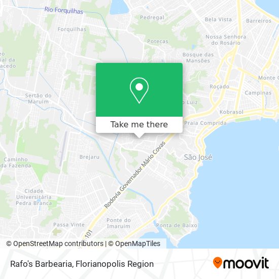 Rafo's Barbearia map