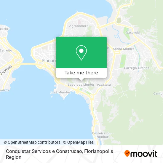 Conquistar Servicos e Construcao map