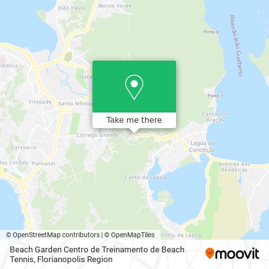 Beach Garden Centro de Treinamento de Beach Tennis map
