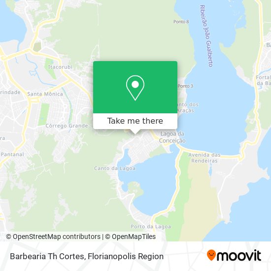 Barbearia Th Cortes map