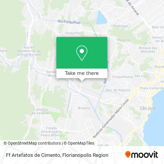 Ff Artefatos de Cimento map