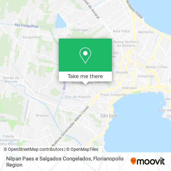 Nilpan Paes e Salgados Congelados map