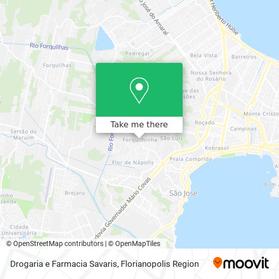 Drogaria e Farmacia Savaris map