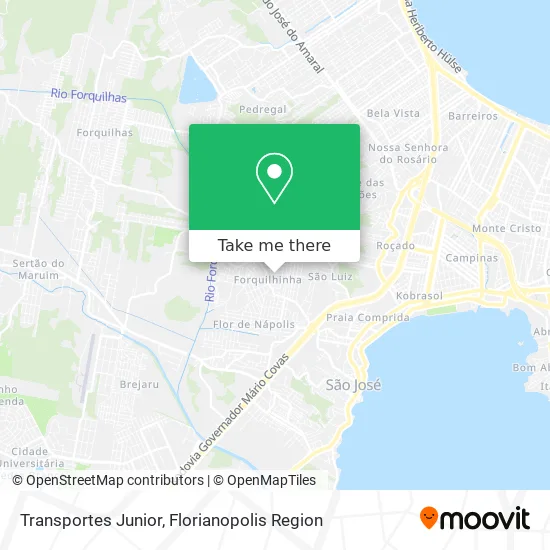 Transportes Junior map