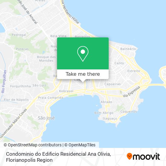 Mapa Condominio do Edificio Residencial Ana Olivia