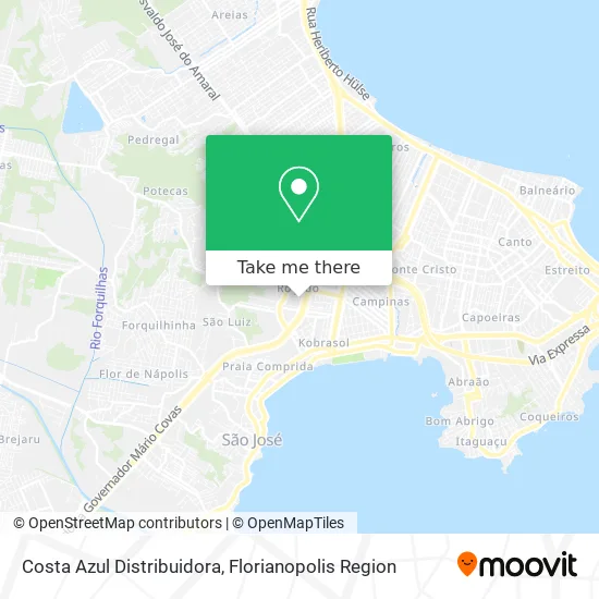 Costa Azul Distribuidora map