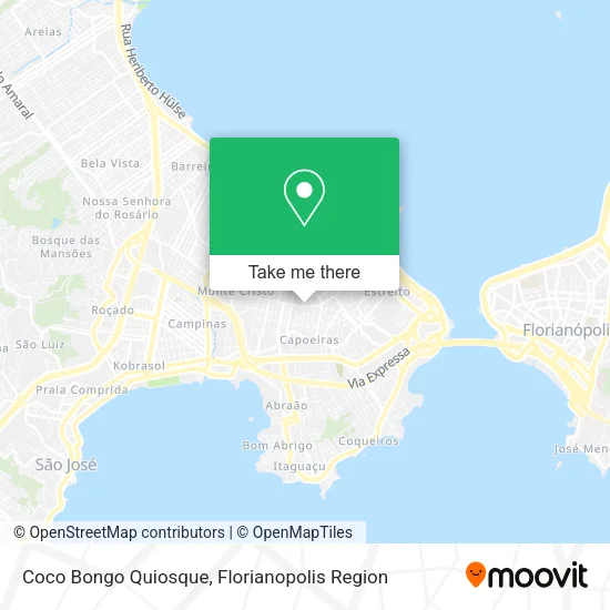 Coco Bongo Quiosque map