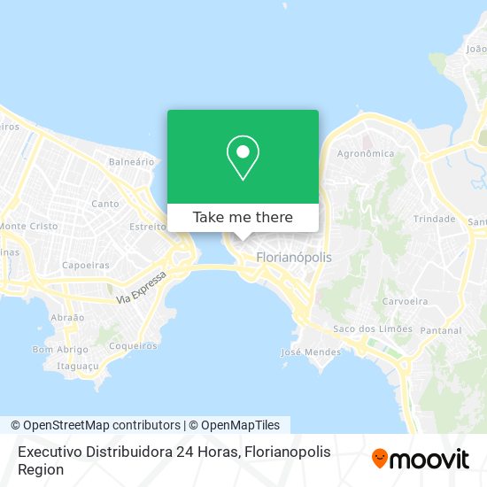 Executivo Distribuidora 24 Horas map