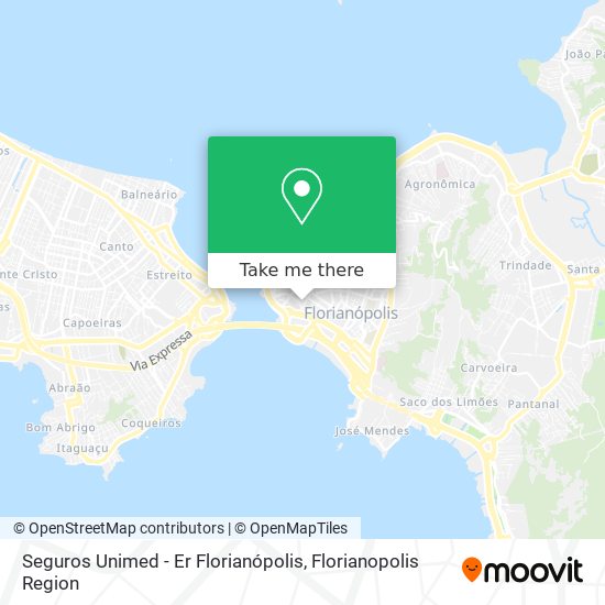 Seguros Unimed - Er Florianópolis map