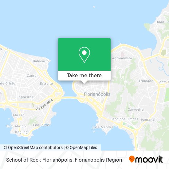 School of Rock Florianópolis map